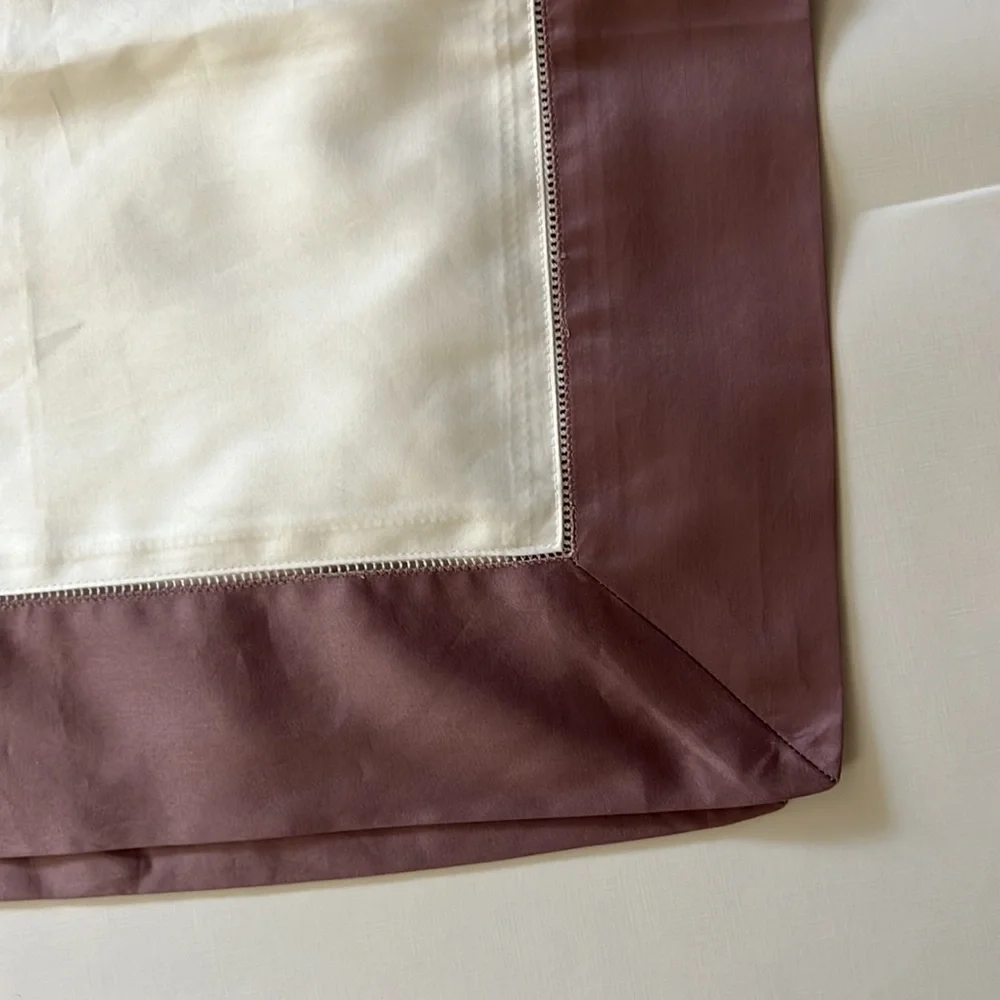 Ralph Lauren Home Langdon Sateen Border Sham , euro size pillow cases